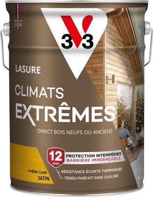 Lasure Climats Extrêmes® 12 ans chêne clair 5 L - V33