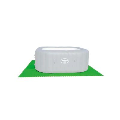 Tapis de sol piscine format puzzle vert ép. 4 mm 78 x 78 cm lot de 9 - BESTWAY