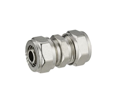 Jonction égale multicouche à compression Ø 26 mm - QUICK PLOMBERIE