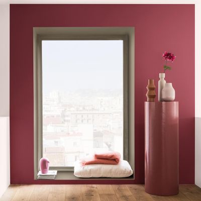 Peinture crème de couleur Grès Rose Satin 2,5 L - DULUX VALENTINE