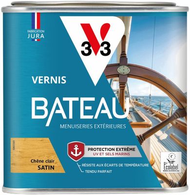 Vernis Bateau satin chêne clair 0,5 L - V33