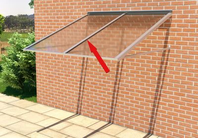 Profil jonction alu pour plaque polycarbonate 16 x 16 x 3000 mm - ONDULINE