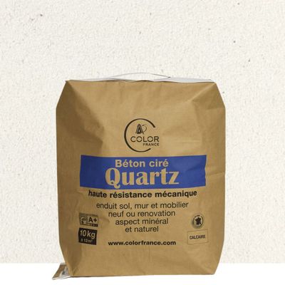 Béton ciré Quartz CALCAIRE  Sac 10kg  - COLOR FRANCE