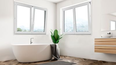 Fenêtre PVC 2 vantaux oscillant-battant hauteur 75 x largeur 120 cm