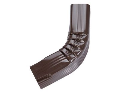COUDE FRONTAL INTERIEUR ALU MARRON