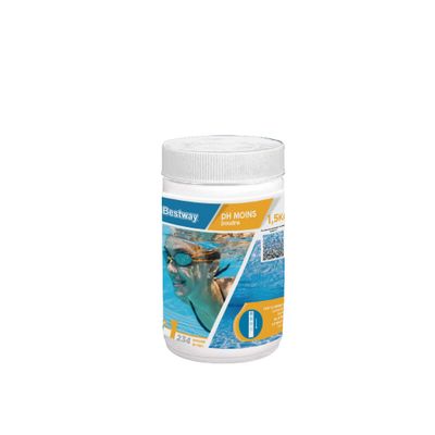 Régulateur piscine PH MOINS poudre seau de 1,5 kg BESTWAY