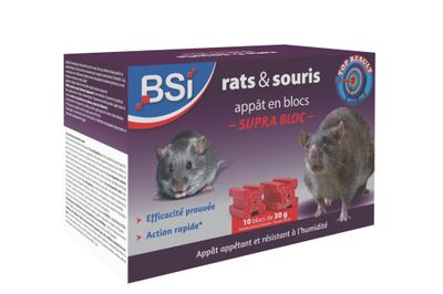 Anti-nuisibles Supra Bloc 300 gr - BSI