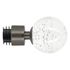 Embout déco boule en métal diam 28 mm Finition Gun foncé - MOBOIS