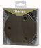 Rosace de luminaire métal diamètre 120 mm titane 3 sortie TIBELEC