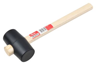 Maillet caoutchouc 340 g avec manche bois - ONSITE