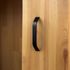 Poignée de meuble aluminium noir mat entraxe 160 mm REI