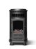 Poêle à gaz infrableu BELFORT 3,4 kW avec détendeur noir - FAVEX