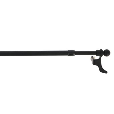 Tringle de vitrage extensible de 25 à 40 cm diam 9 mm Finition noir mat - MOBOIS