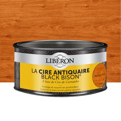 Cire antiquaire en pâte "Black Bison" merisier foncé 0,5 L - LIBERON
