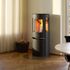 Poêle hybride bois et granulés ADURO H1 7 kW / 6,8 kW 7 étoiles flammes vertes - ADURO