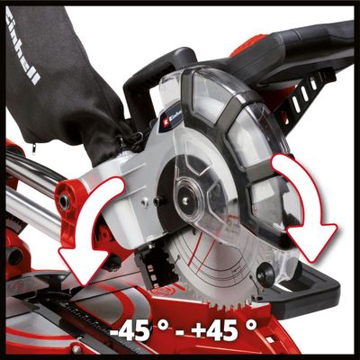 Scie à onglet radiale double inclinaison 1 500 W TC-SM 2131/1 Dual - EINHELL