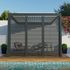 Parois ajourée pour pergola SOFIA gris 0,96 m - ORIAL
