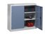 Armoire haute industrielle avec portes battantes gris/bleu 100 x 120 x 43 - SNOR