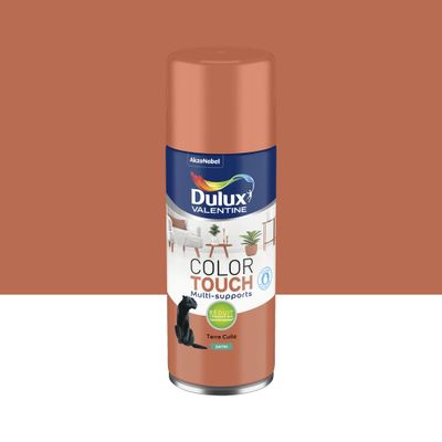 Bombe de peinture Color Touch terre cuite satin 400 mL - DULUX VALENTINE