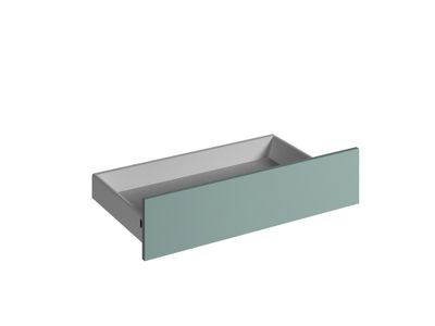 Façade tiroir pour meuble de cuisine Lotus vert d'eau mat 13,8 x 80 cm OFITRES