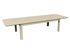 Table de jardin à rallonge DARIUS aluminium crème 230/350 x 120 cm, Livraison à domicile incluse - PROLOISIRS