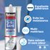 Mastic Colle Silicone Polymère Salle de Bain Saine Transparent 280 ml RUBSON