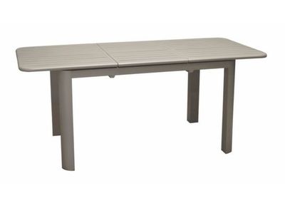 Table de jardin à rallonge EOS aluminium crème 130/180 x 80 cm, Livraison à domicile incluse - PROLOISIRS