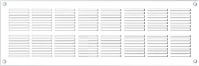 Grille menuiserie extra-plate 337 x 131 mm AUTOGYRE