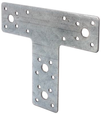 Platine d'assemblage en T galvanisé 160 x 98 x 45 mm
