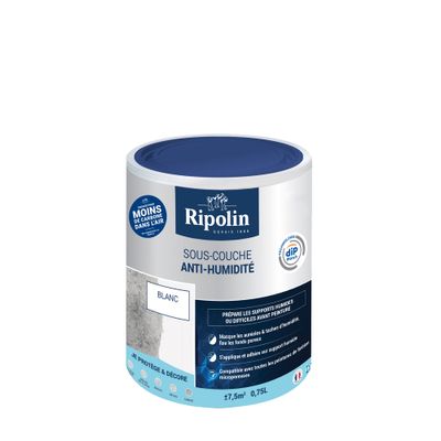 Sous-couche anti-humidité blanc mat 750 ml by DIP ETANCH - RIPOLIN