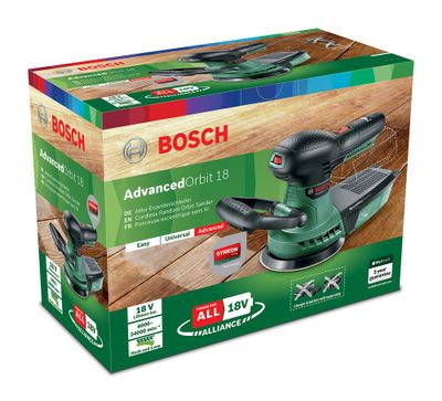Ponceuse excentrique sans fil diamètre 125 mm 18 V sans batterie AdvancedOrbit 18 BOSCH