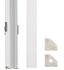 Profilé en angle pour ruban LED blanc en saillie 1m GEFOM