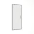Porte de douche pivotante 90x200 cm profilé chrome verre transparent 8 mm Signature - OCEA