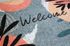 Tapis DALLAS "WELCOME FLEUR" - 40x60cm - Ep.5mm ID HOME
