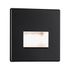 Spot LED encastrable mural carré noir - PAULMANN