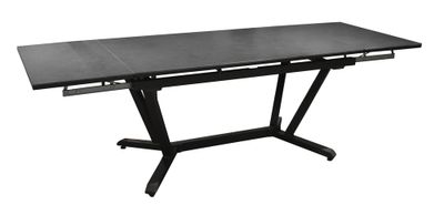 Table de jardin rectangulaire Vita en aluminium 180/280x100x74 cm PROLOISIRS