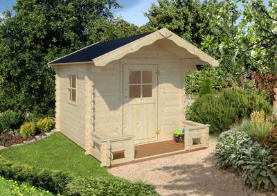 Maison de jeux pour enfant en bois Stina - 3,1m² - Livraison à domicile incluse - PALMAKO
