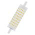 Ampoule LED R7s variable 118 mm 15 W = 2000 lumens blanc chaud OSRAM