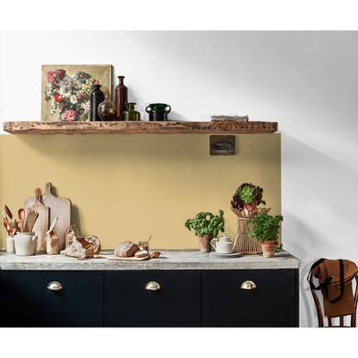 Peinture Crème de Couleur Cuisine et Bain Satin Jaune Safrane 0,75L