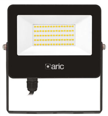 Projecteur extérieur LED Wink 2 noir IP65 5000 lumens blanc chaud - ARIC