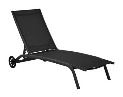 Bain de soleil aluminium grey/noir CELIO - PROLOISIRS