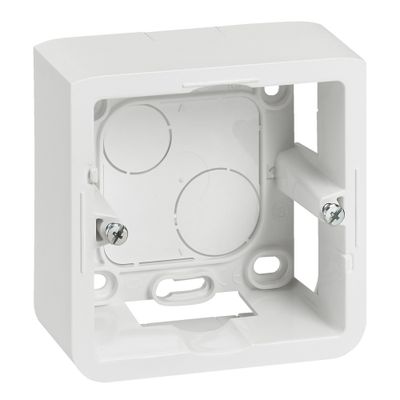 Cadre profondeur 40mm 2 modules blanc Mosaic LEGRAND