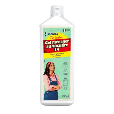 Gel ménager au vinaigre 14° 750 ml STARWAX THE FABULOUS