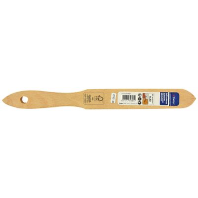 Brosse de décapage en acier laitonné avec manche en bois - TIVOLY