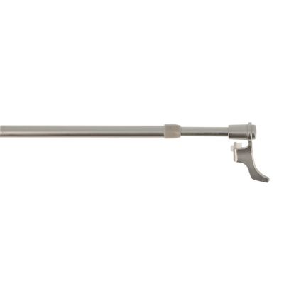 Tringle de vitrage extensible en métal de 25 à 40 cm diam 9 mm Finition Nickel mat - MOBOIS