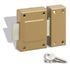 Verrou de porte de cave Etandard sans bouton 40 mm doré 3 clés THIRARD