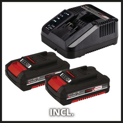 Perceuse à percussion sans fil 18 V POWER X CHANGE TE-CD 18/45 Li-i (2 batteries + 22 acc.) - EINHELL