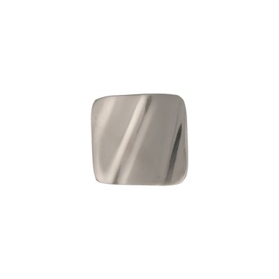 Bouton de meuble vague nickel mat 32 x 32 mm REI
