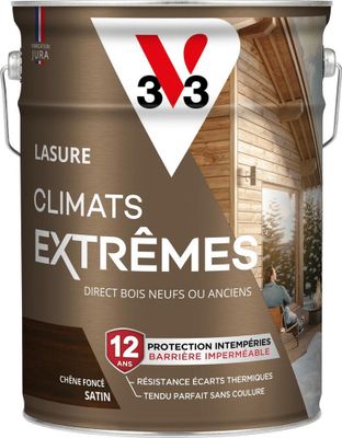 Lasure Climats Extrêmes® 12 ans chêne foncé 5 L - V33
