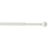 Tringle de vitrage extensible en métal de 0.6 à 1 m diam 7 mm Finition Blanc brillant - MOBOIS